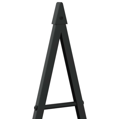 Metall julgran KUOPIO 125 cm Metall Svart