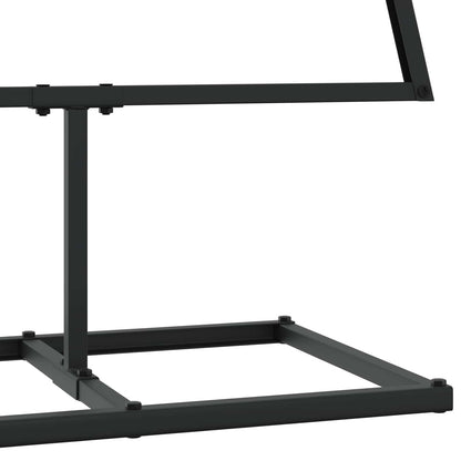 Metall julgran KUOPIO 125 cm Metall Svart