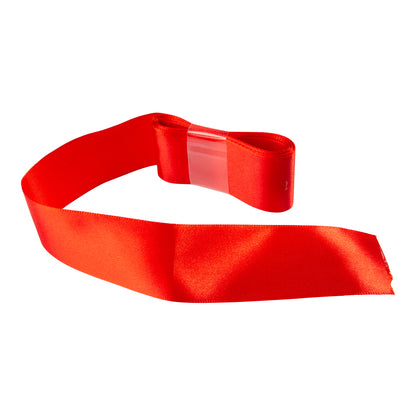 Rött Lucia-sidenband 3,8 CM x 2,5 M