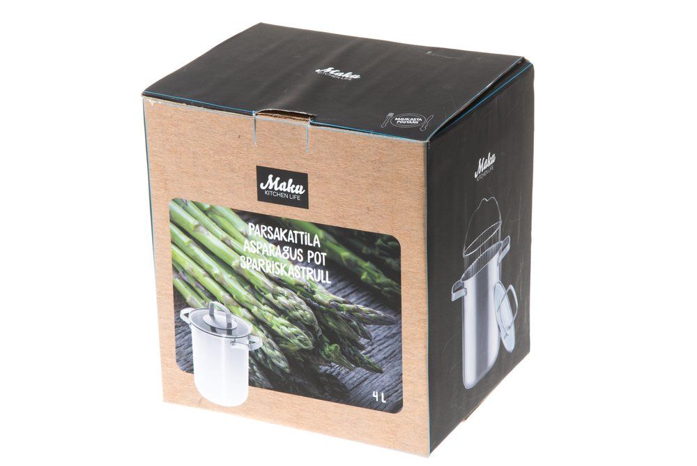 Sparriskastrull, stål 4 L