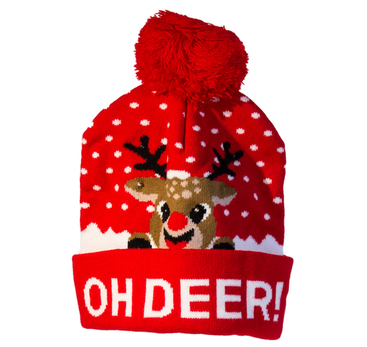 Premium Julmössa med LED - OH DEER!