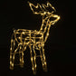 Julbelysning Renfamilj med 9 renar, 229 LED, 81 + 72 + 50 cm