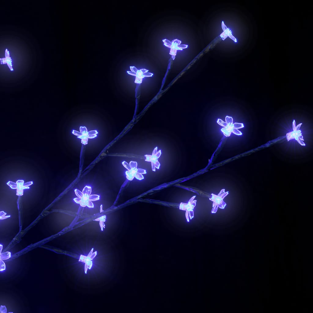 Juleträd 600 LED körsbärsblommor blått ljus 300 cm
