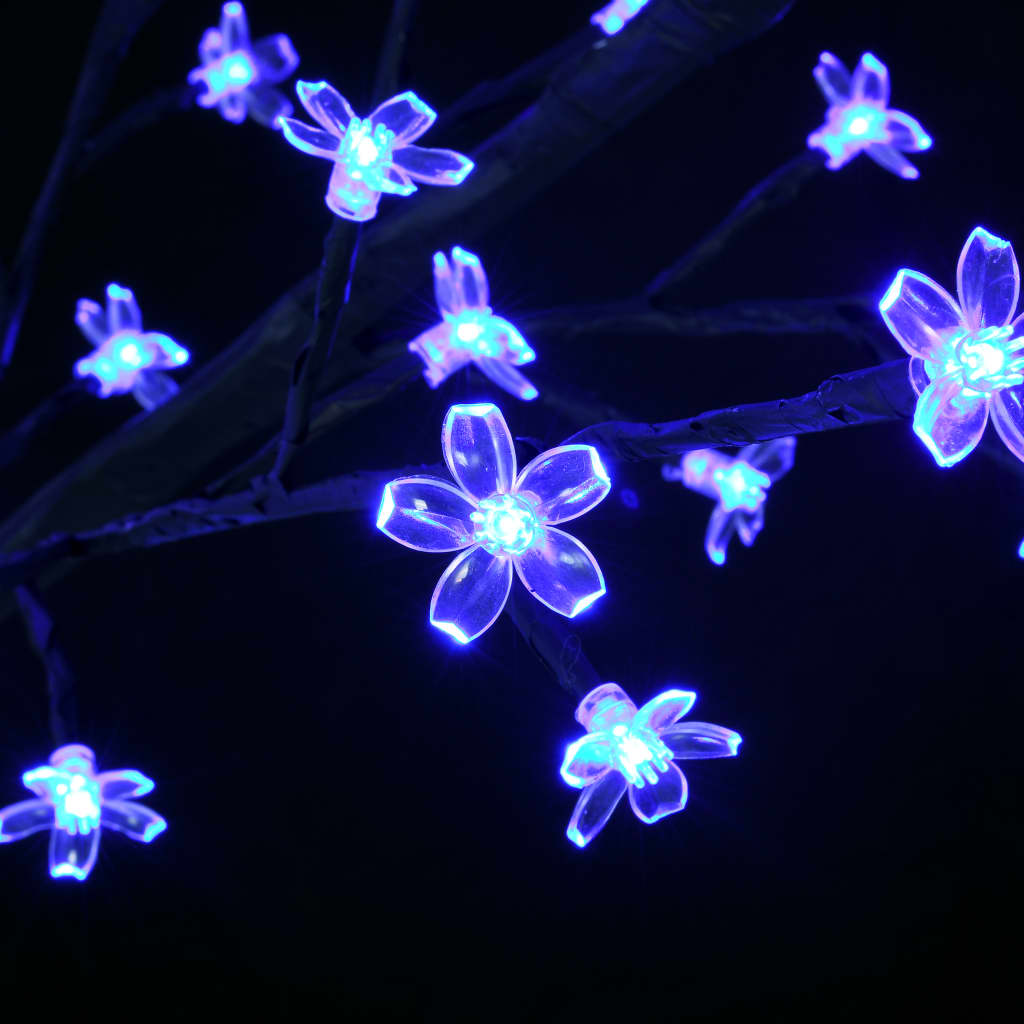 Juleträd 600 LED körsbärsblommor blått ljus 300 cm