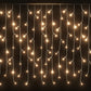 Ljusslinga draperi istappar 10 m 400 lysdioder varmvit