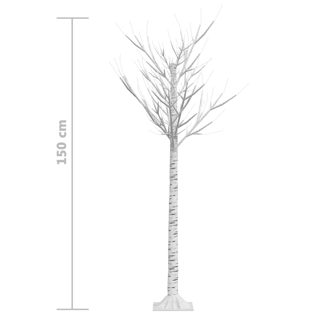 Juleträd  140 LED 1,5 m pil varmvitt ljus inomhus/utomhus