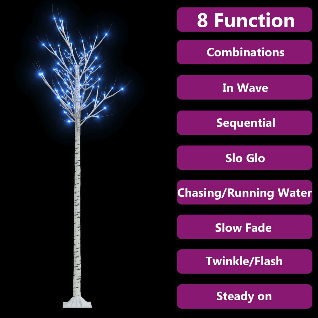 Juleträd200 LED 2,2 m pil blått ljus inomhus/utomhus
