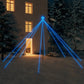 Julgransbelysning inomhus/utomhus 800 LEDs blå 5 m