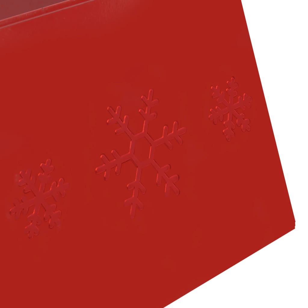 Julgranskrage röd Ø68x25 cm