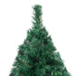 Konstgran  med LED och julgranskulor grön 120 cm
