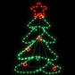 Julgran med 144 LEDs 88x56 cm