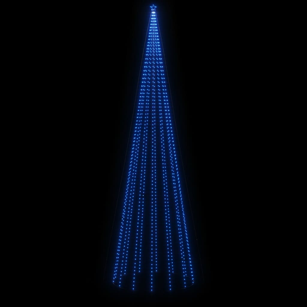 Julgranskon blå 1134 lysdioder 230x800 cm