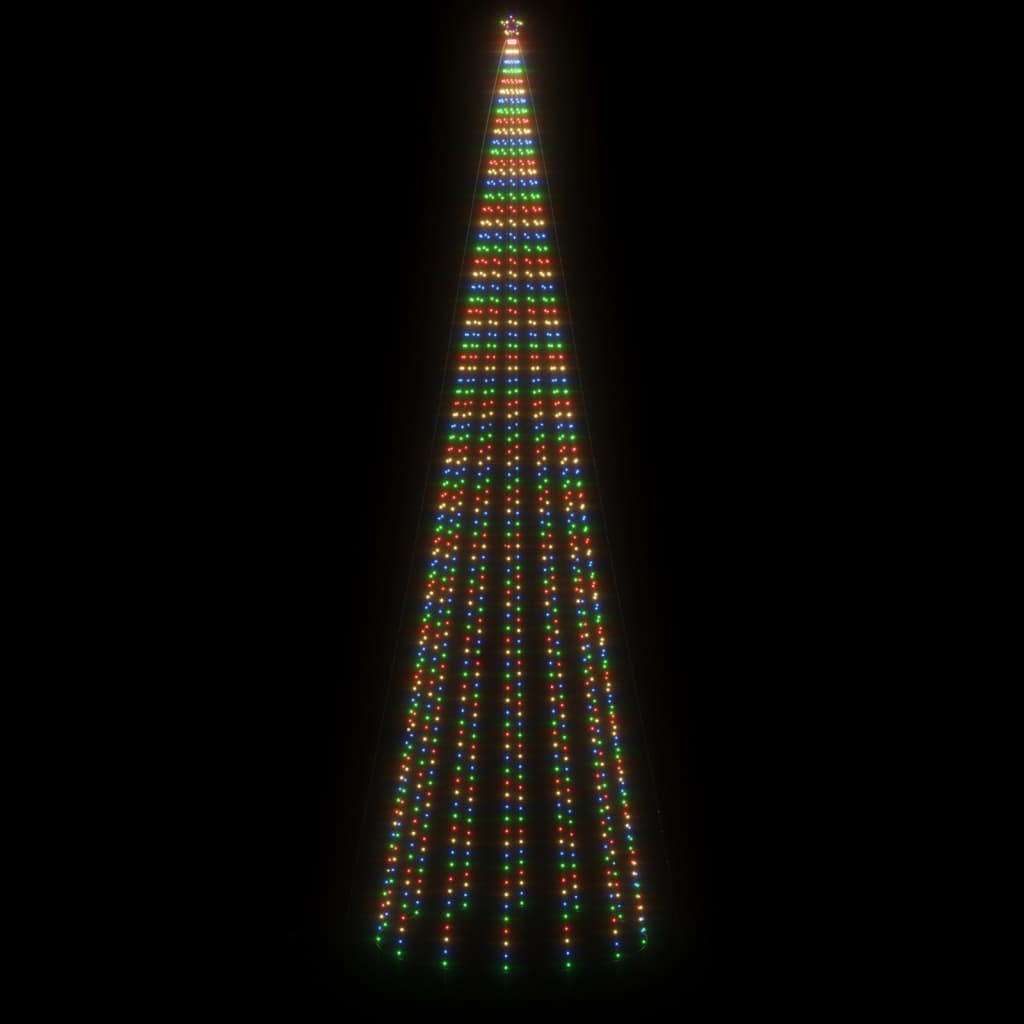Julgranskon färgglad 1134 lysdioder 230x800 cm