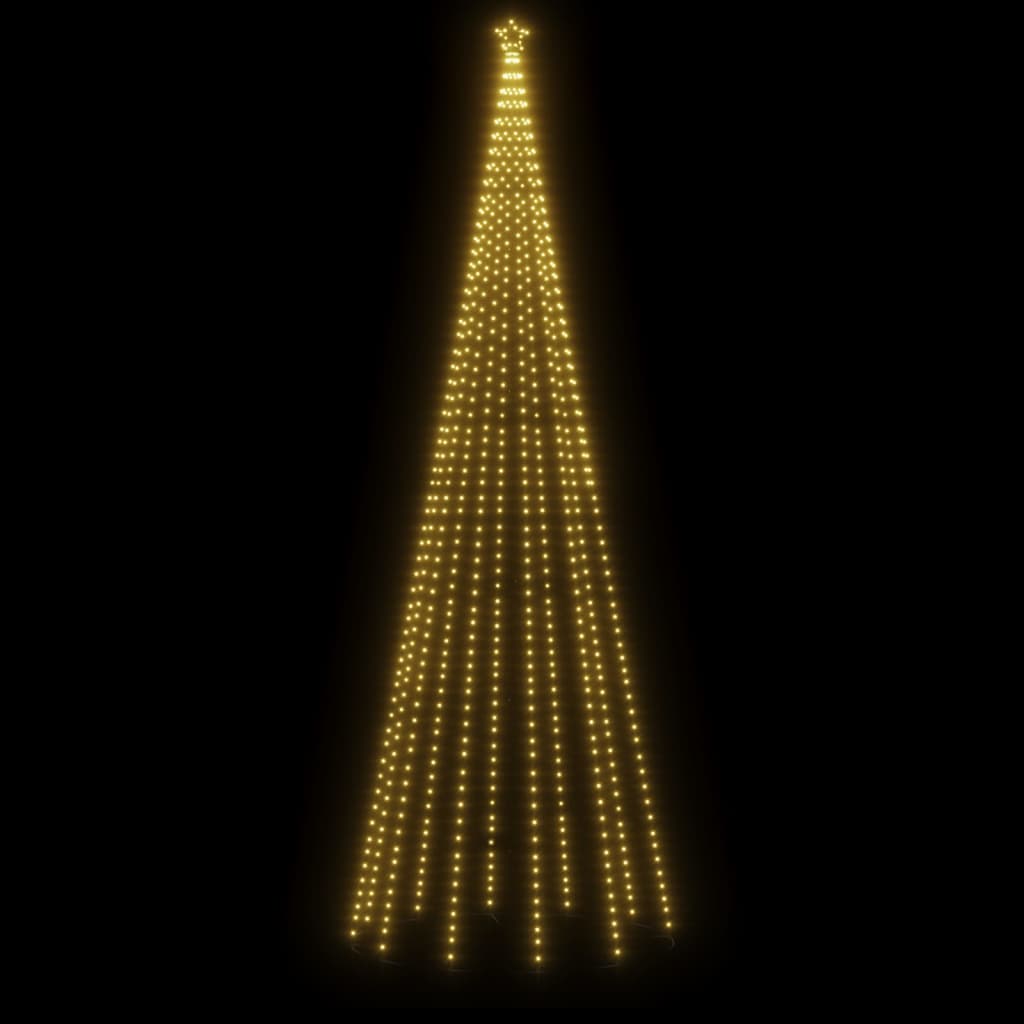 Julgran med markspett 732 varmvita lysdioder 500 cm