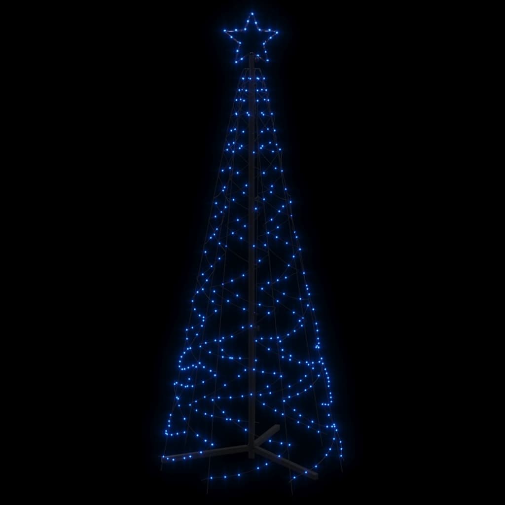 Julgranskon blå 200 LEDs 70x180 cm