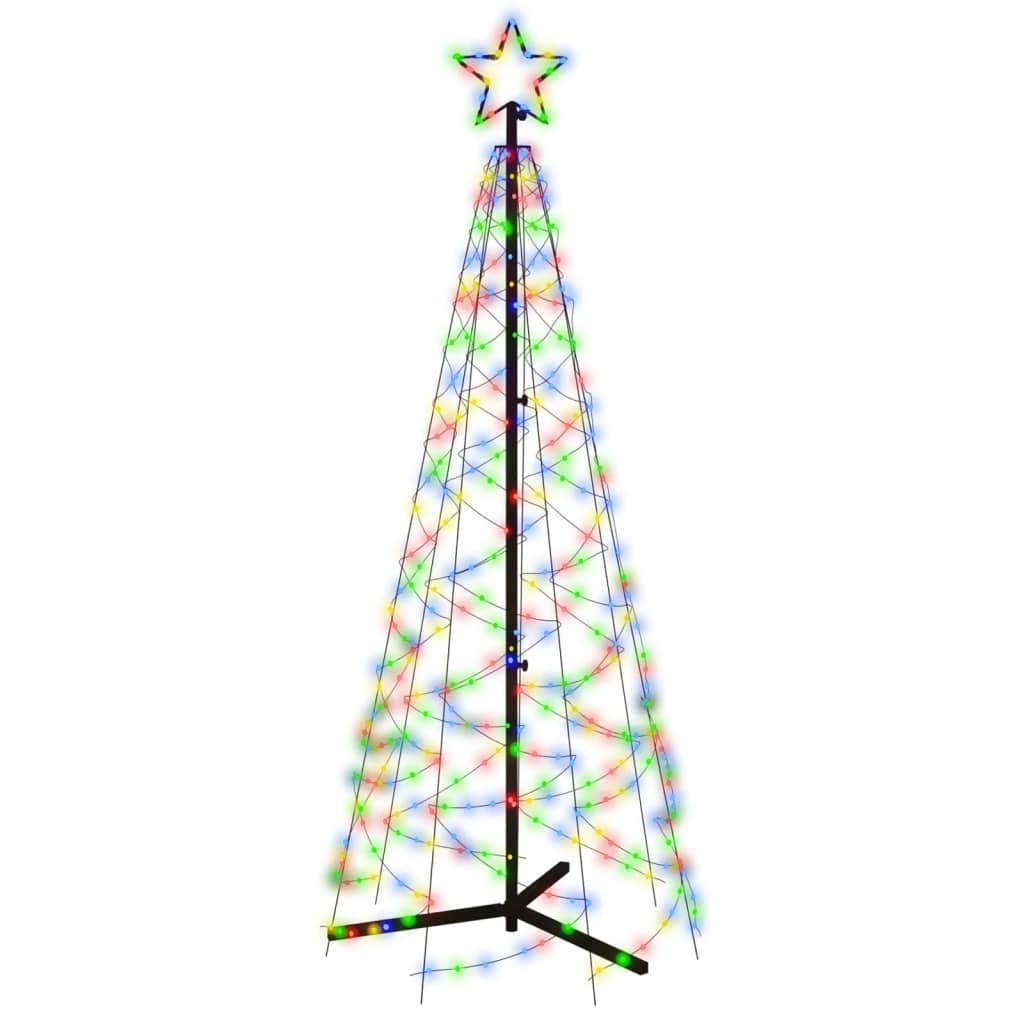 Julgranskon färgglad 200 LEDs 70x180 cm
