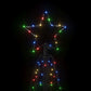 Julgranskon färgglad 200 LEDs 70x180 cm