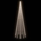 Julgran på flaggstång kallvit 310 LEDs 300 cm