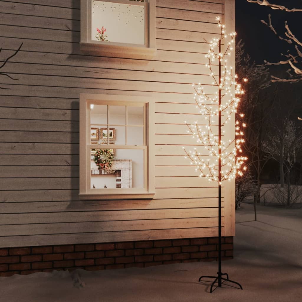Körsbärsträd med LED varmvita 368 lysdioder 300 cm