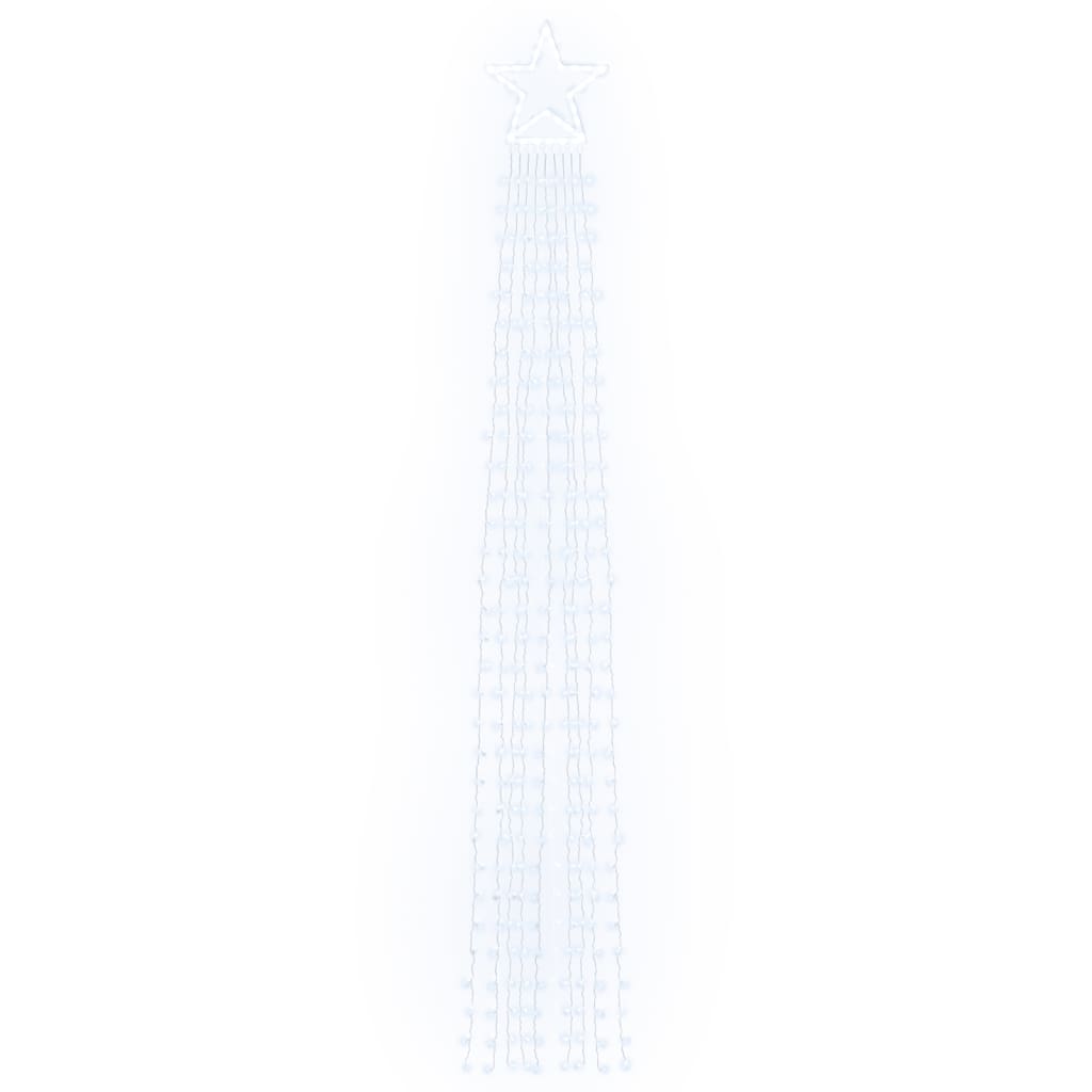 Julgransbelysning 320 LED kallvit 375 cm